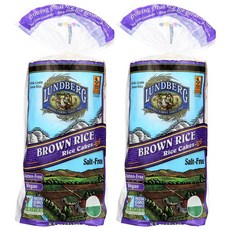 룬드버그 라이스 케이크 브라운 라이스 비건, 2개