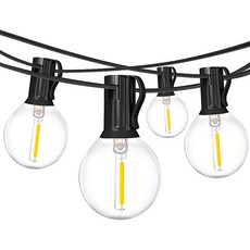 戶外 LED 露營裝飾燈串 G40 燈串, 1個, G40燈串【黑線】送兩顆燈泡