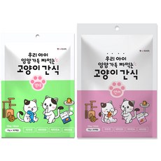 비타츄 짜먹는 고양이 간식, 명태+연어, 15g, 60개