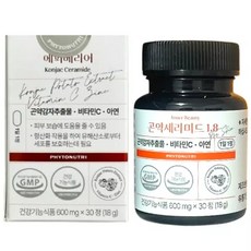 파이토뉴트리 에피베리어 곤약세라마이드 30정 월, 1개, 600mg