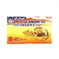 Hsu's American Ginseng 티백 | 100% 위스콘신 재배 카페인 프리 비건 글루텐 프리 허브 웰니스 티 - 40백 190871, 20 count