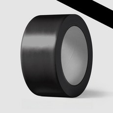제이 안전선 마스킹테이프 스티커 경고테이프 방수테이프 인테리어 공사현장, 4.8cm 롤 블랙, 1개