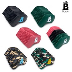 바론골프 정품 메라키 아이언 커버, 믹스컬러(ICP01MXBGP), 1개