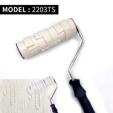 고무 보호 페인트 무늬 스탬프 질감 2203에 도자기 롤러 대한 그림 폴리우레탄 도구 장식, 2203TS 8인치, 한개옵션1