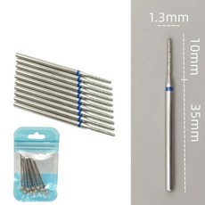 10pcsSet 다이아몬드 네일 드릴 비트 페디 매니 파일 Rotery 전기 밀링 커터 도구 액세서리