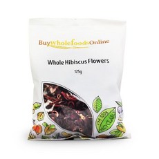 바이 홀 푸즈 히비스커스 꽃 전체 꽃잎 (125g) Buy Whole Foods Hibiscus Flowers Whole Petals (125g), Buy Whole Foods Hibiscus Flowe, 1개, 125g
