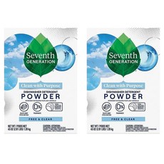 세븐스제너레이션 식기세척기용 주방세제, 1.28kg, 2개