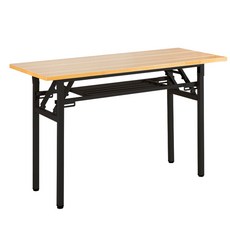 가팡 철제 접이식 테이블 IYNA044, 월넛 32번