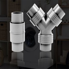 깨들 세탁기 배수호스 연결구 세탁기배수관연결캡, 일자형