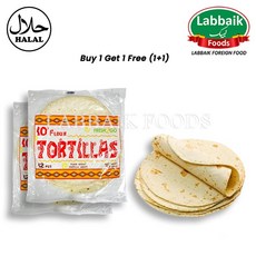 Fresh2Go Tortilla Bread (Roti) 10 Inch (12pcs) (1+1) 1536g 또띠아 10인치, 2개, 768g