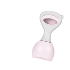 可愛造型寵物便盆，防漏防滑，安全無毒，方便清潔, 紫色 小號便攜拾便器, 1個