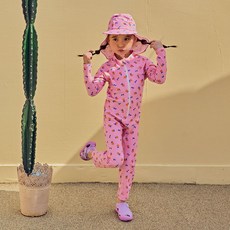 TaBLiER 幼兒連身泳衣遮陽帽組 幼兒泳衣幼兒防曬衣太空服泳衣 全身防曬衣韓國製
