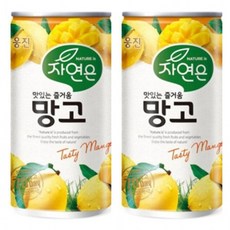 웅진 자연은 망고 180ml x 60캔(30캔x2박스)fal29fGM, 상세페이지 참조, 1ml