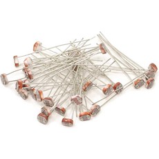 혼베이 30PCS 5mm GL5537 포토레지스트 광의존 저항 포토저항 광민감 저항기
