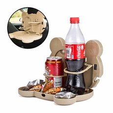 차량 뒷좌석 간식 식탁 1P 트레이 자동차 수납 차량 유아 간이 헤드레스트 보조 음료