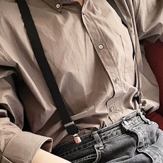 컬러 멜빵 성인용 검정kor9+7pmH