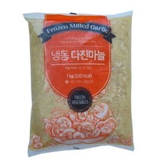 냉동 다진마늘 중국산, 9개, 1kg