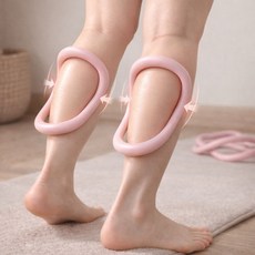 생활해랑 종아리 요가링 필라테스링 소프트타입, 2개, 핑크