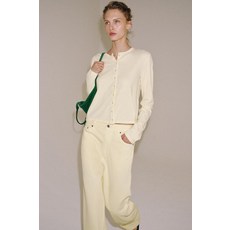 [국내발송] ZARA 여성 100% 코튼 버튼 티셔츠 - 노랑 0858/016/300 498705