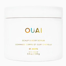 OUAI 두피 바디 스크럽 St. Barts 미국 직배송, 1개, 250g