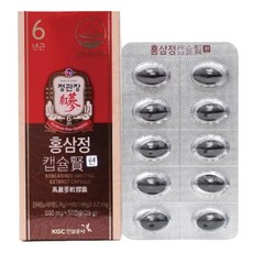 정관장 홍삼정캡슐 현 500mg, 50정, 2개