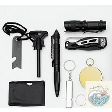 프랑키 상점 세이브존 서바이벌 생존도구 8종 실속형 안전용품 손전등