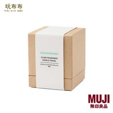 無印良品MUJI 附杯芬香蠟燭 柑橘/旅行/花果香/木質花香, 200g, 1個