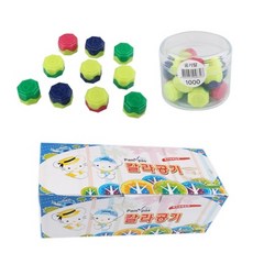 유니아트 1000 칼라공기 공기 전통놀이