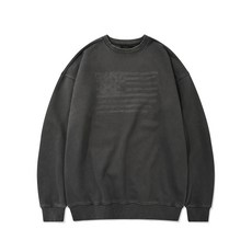 카네이테이 THE STARS AND 스트라이프S CREWNECK (피그먼트 그레이)
