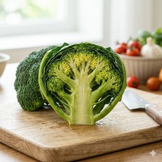 싱글벙글 브로콜리 2개 (짙고 단단한 특급), 300g