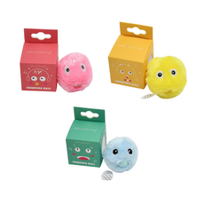 petgravity寵物毛絨逗貓玩具，內置發聲裝置，柔軟舒適，色彩鮮豔，增加互動樂趣, Multiple Colors, 5個