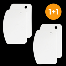 국산 베이킹 1+1 스크래퍼 2P 반죽칼 제빵칼 스크레퍼 파자 도우, 둥근형2P 1+1, 1개