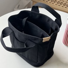 高質感厚實多隔層拉鍊開合多層次手提帆布包