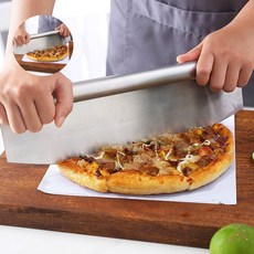 피자커터 피자칼 스텐 반달 롤링 피자커터칼, 본상품