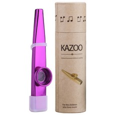 커스텀라인 휴대용 실리콘 커버 카주 악기, 1개, 퍼플, CZ01