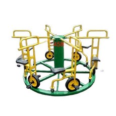 회전목마 놀이터 놀이기구 펜션 공원 대형 야외 키즈카페 뺑뺑이 회전의자 뱅뱅이 놀이방, 4인승 회전 자동차, 1개