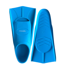 제이에스 오리발 숏핀 스노쿨링 + 매쉬백 200mm~280mm, 하늘색