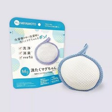 MIYAMOTO 洗濯マグちゃん 洗浄、消臭、1回すすぎ, 1個, 藍