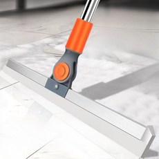 먼지물기제거 길이조절형 다용도 롱 실리콘 스퀴지, 주황색, 1개