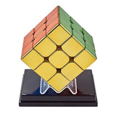 사이클론 보이 전기 도금 2x2 3x3 4x4 매직 큐브 전문 SpeedCube Cubo Magico 퍼즐 장난감 를 선물, 02 3x3 NO Magnetic, 1개, [02] 3x3 Magnetic