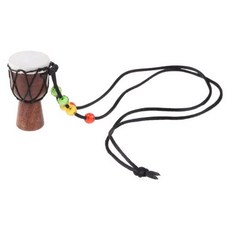 클래식 Djembe 펜던트 미니 핸드 드럼 매달려 장식 선물 용품 베이비 샤워 생일 파티 장식, 4) 4, 1개