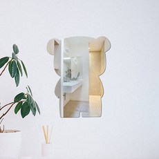 動物造型壓克力壁掛鏡, 4.情感熊貓