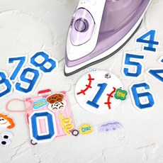 자수 숫자 와펜 패션소품 열접착