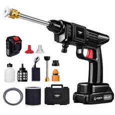 헤몬팜 라이트 무선 고압세척기 휴대용 고압세차기 휴대용 충전 고압세척기 풀세트, 1개