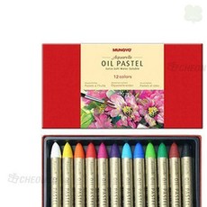 Rich 문교파스텔12색 문교수채오일파스텔12색