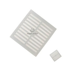 [삼마누] 환풍기커버 환풍기그릴 환기그릴 쇠부리그릴 PVC 개폐식 백색 특대 285x267, 1개
