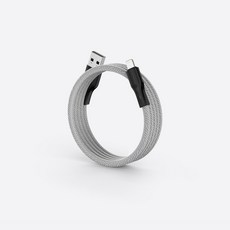 Rabbit Technolog 磁性收納線, 1個, USB轉TypeC-白色-100公分