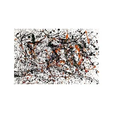 추상 잭슨 폴락 유명한 작품 포스터 및 인쇄 낙서 캔버스 회화 벽 예술 그림 거실 홈 장식, 05 20x30cm no frame, 12 11