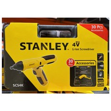 STANLEY 4V 리튬이온 스크류 드라이버 세트 SCS4K-KR, 1세트