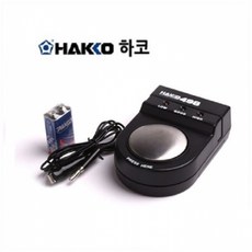 정품 HAKKO-498 어스링테스터기 정전기 스트랩체커 손목밴드테스터 9V 건전지 포함 1개